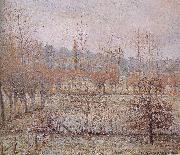 Camille Pissarro Morning frost USA oil painting artist